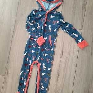 Dreamiere 2T Mission Sleep Hooded bamboo romper